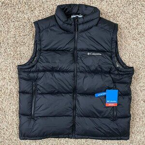 Columbia Men’s Pike Lake II Puffer Vest Black, Size Large (New)